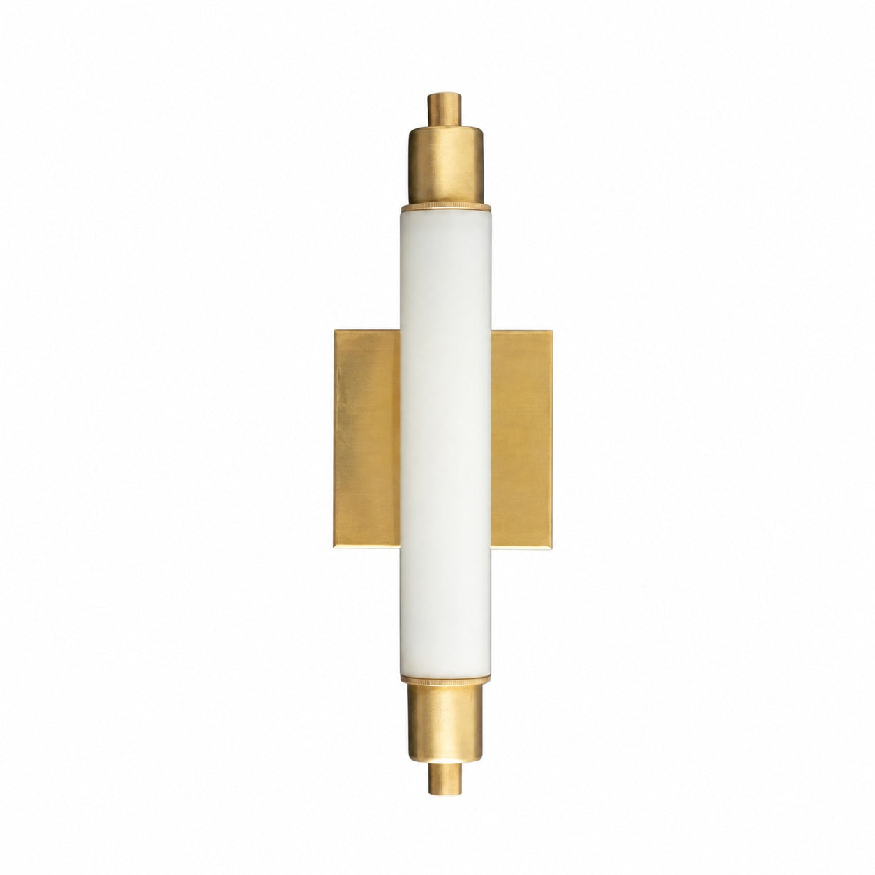 Ornato Luxe Modern Vanity Sconce - Art Deco Wall Light with Cylinder Shade