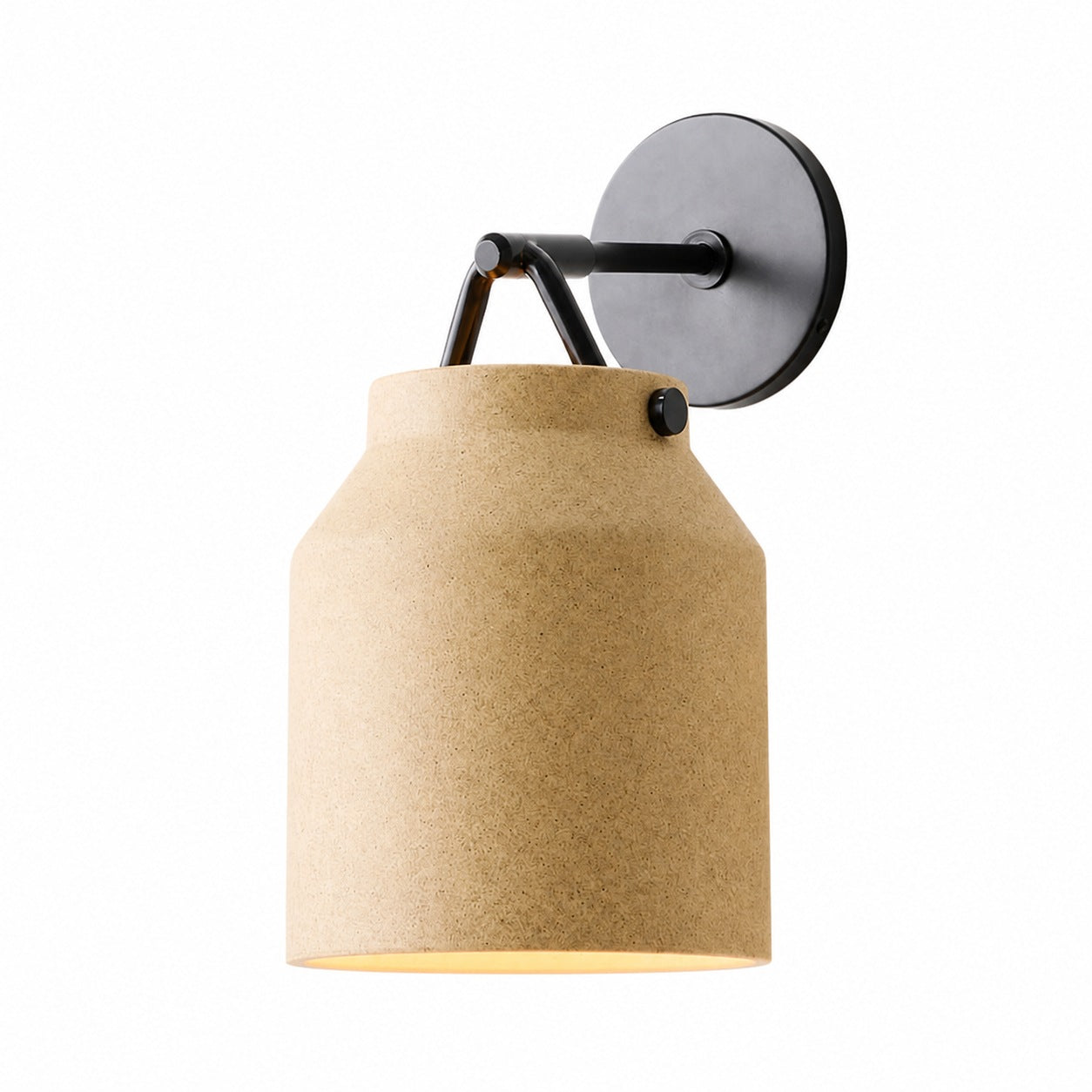 Hanton Modern Minimalist Brass and Glass Sconce – Damp Rated for Bathrooms
