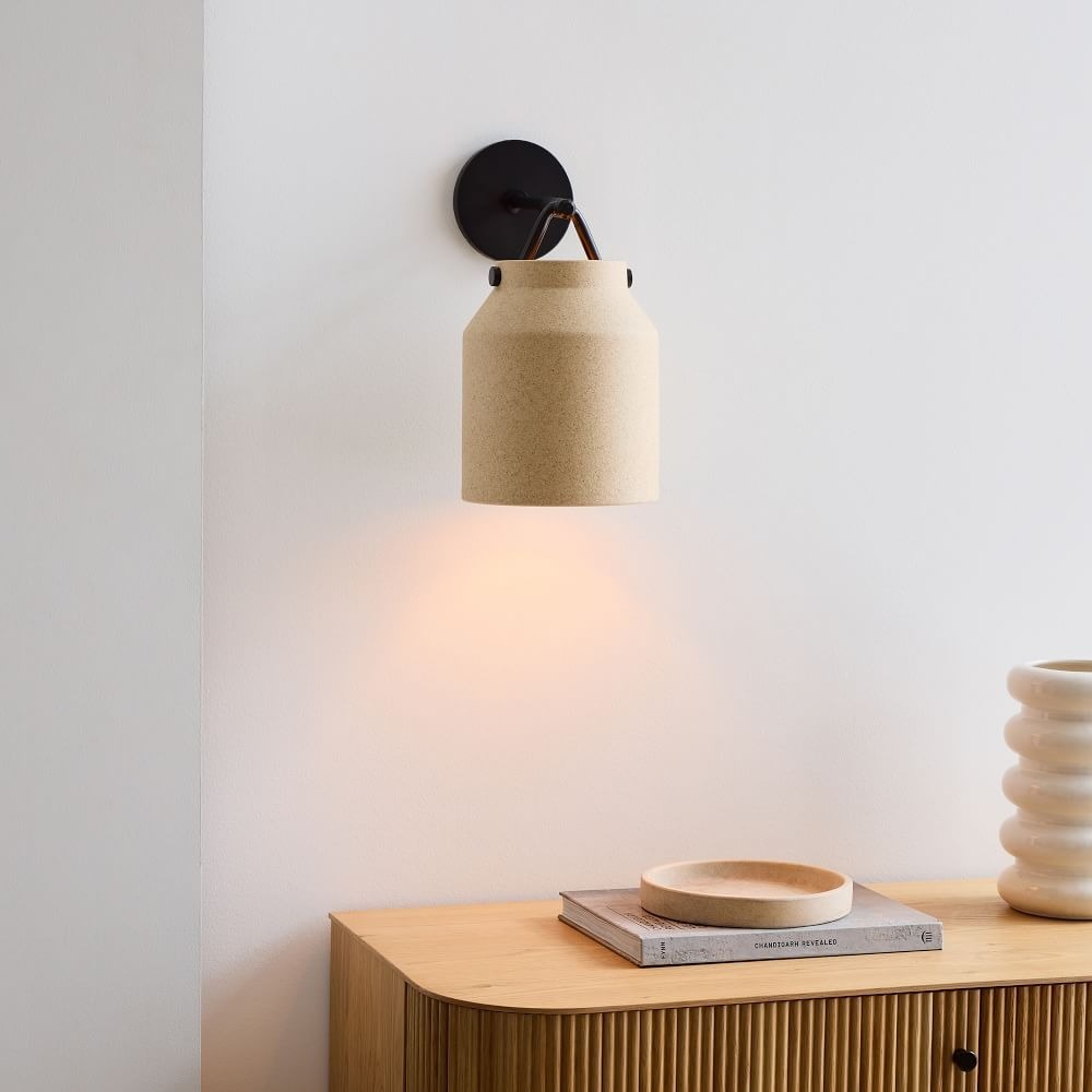 Hanton Modern Minimalist Brass and Glass Sconce – Damp Rated for Bathrooms