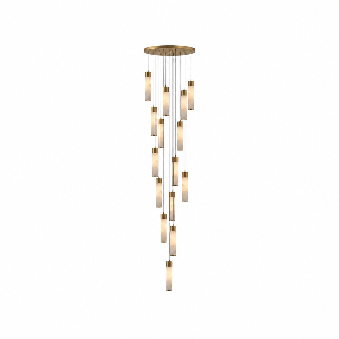 Solaryx Minimal Cylindrical Silhouette Pendant Light - Modern Style Lamp for Kitchen or Dining Room