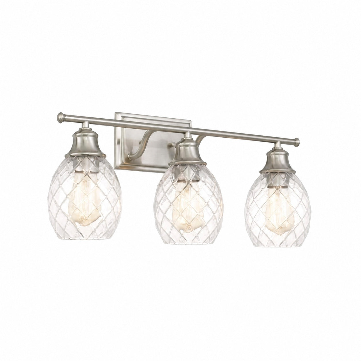 Nixora Modern Farmhouse Ribbed Design Wall Lamp - Decorative Lighting for Bathroom and Hallway