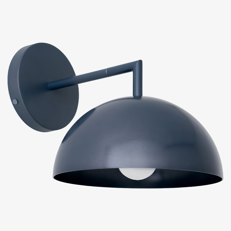 Metio Dome Shaped Minimalist Metal Design Wall Light – Ideal for Living Rooms and Bedrooms