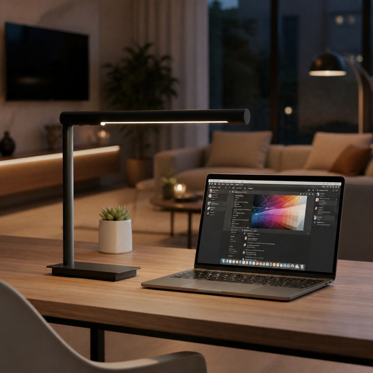 Zorv Task Table Lamp – Timeless Metal Table Lamp with Touch Switch for Study or Living Room