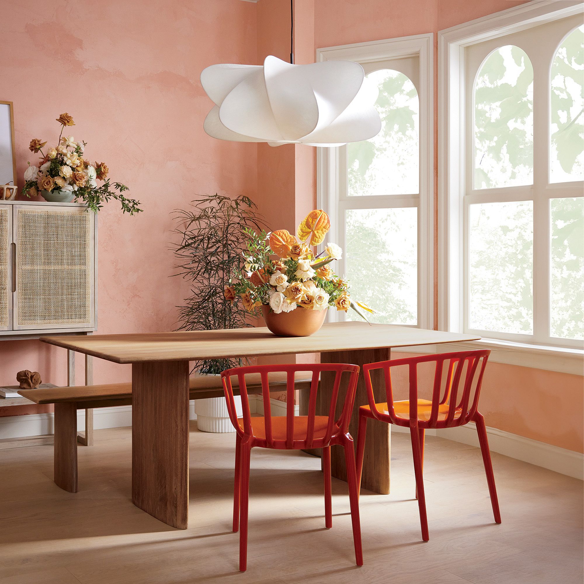 Havion Cocoon Pendant Lamp - Minimalist Polymer Shade with Adjustable Hanging