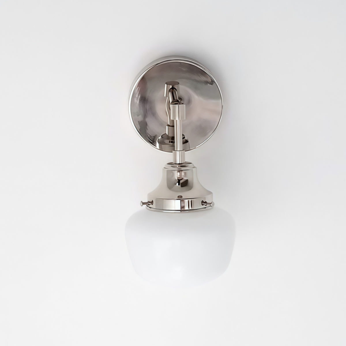 Vintage Schoolhouse Wall Sconce - Brass, Chrome & Black Finish Lighting