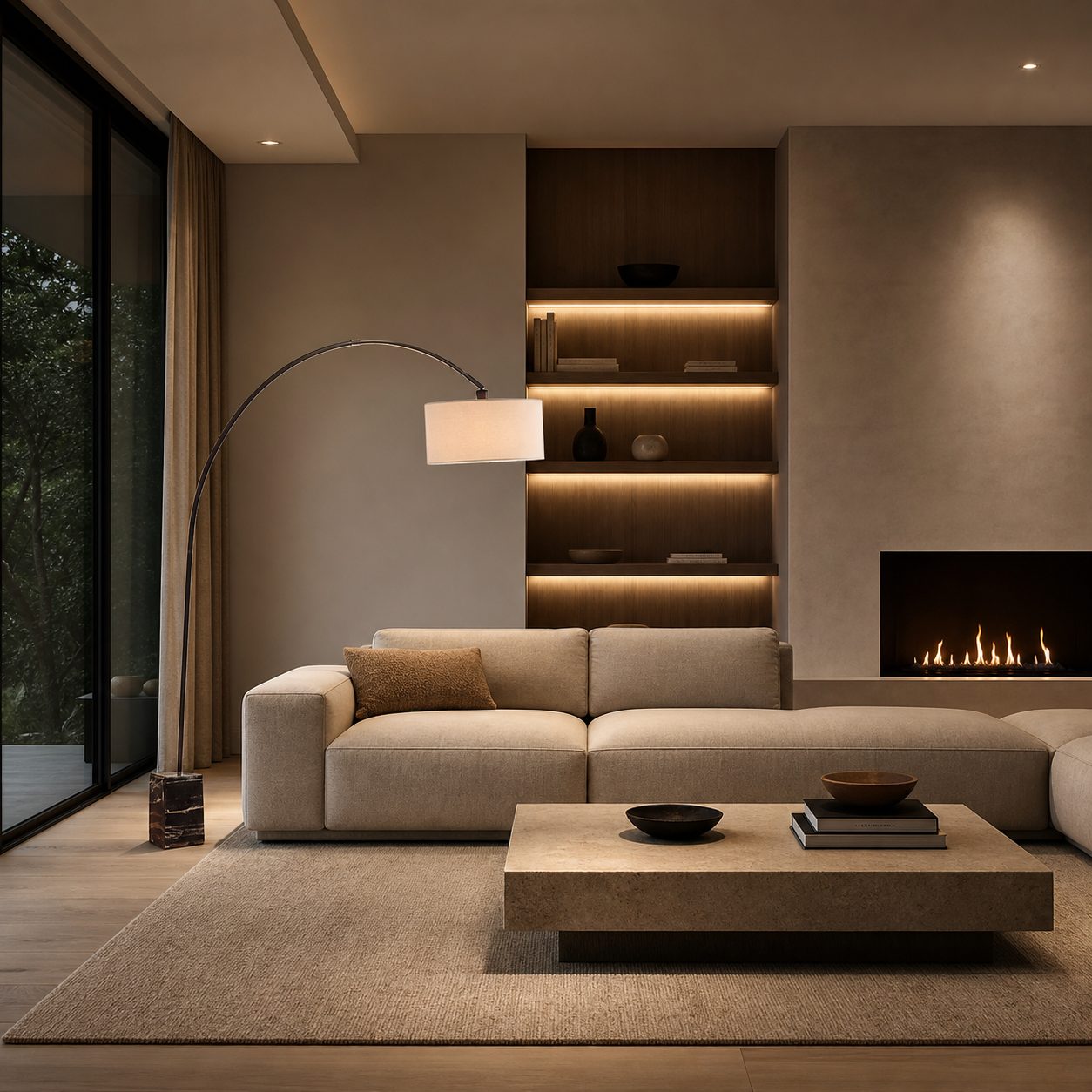Fluted Glass Wall Lamp – Modern Minimalist Design for Bedroom Bedside Lighting