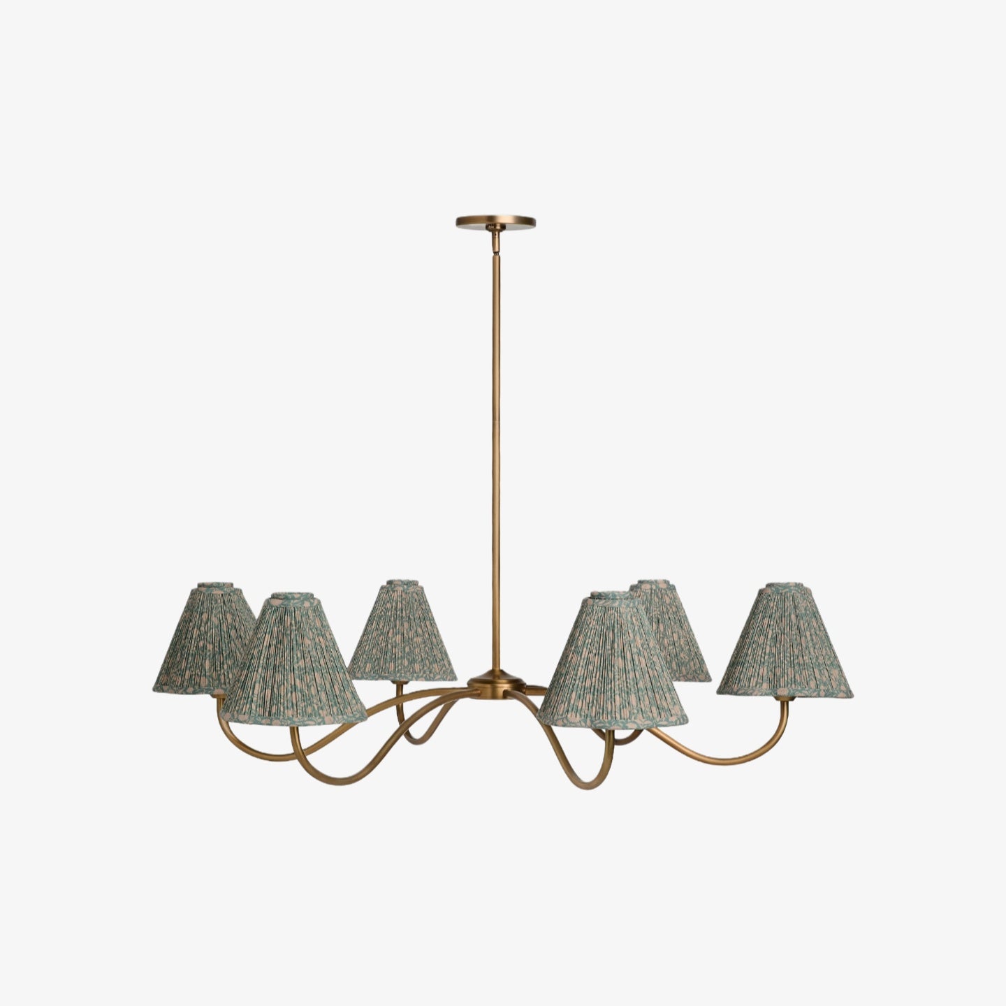 Florevian Modern Linen Pendant Lamp - Art-Inspired Statement Lighting for Dining Space