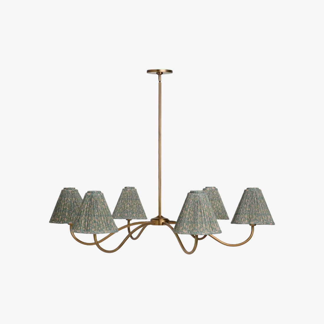 Florevian Modern Linen Pendant Lamp - Art-Inspired Statement Lighting for Dining Space