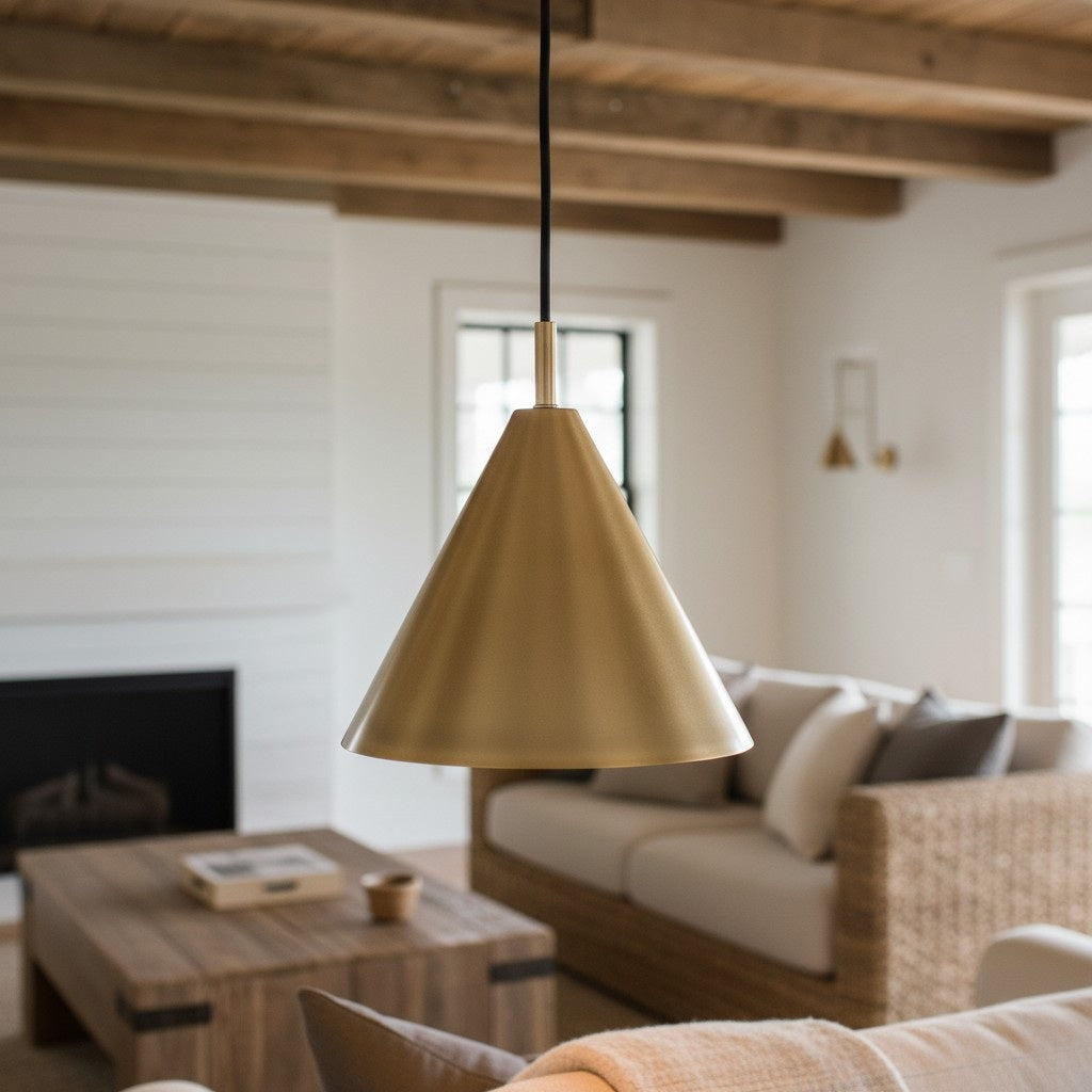 Oricone Pendant Light – Classic and Chic Design With Bronze or Brass Finish Perfect for Dining or Living Room