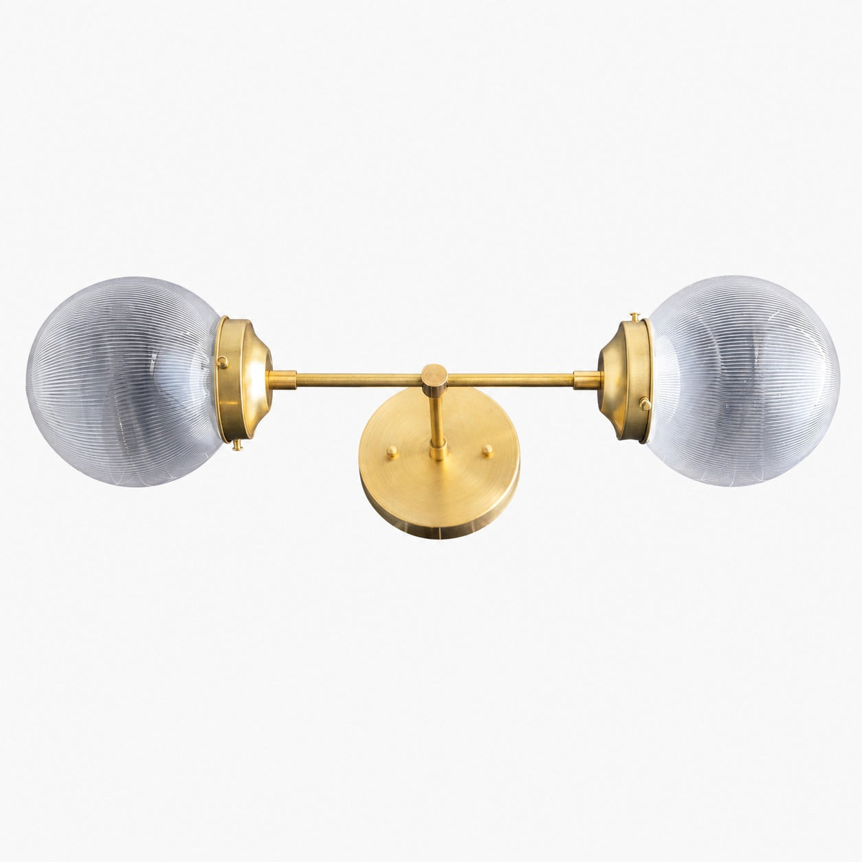 Lumio Globe Versatile Vanity Sconce - Dimmable Light for Bathroom and Hallway Use