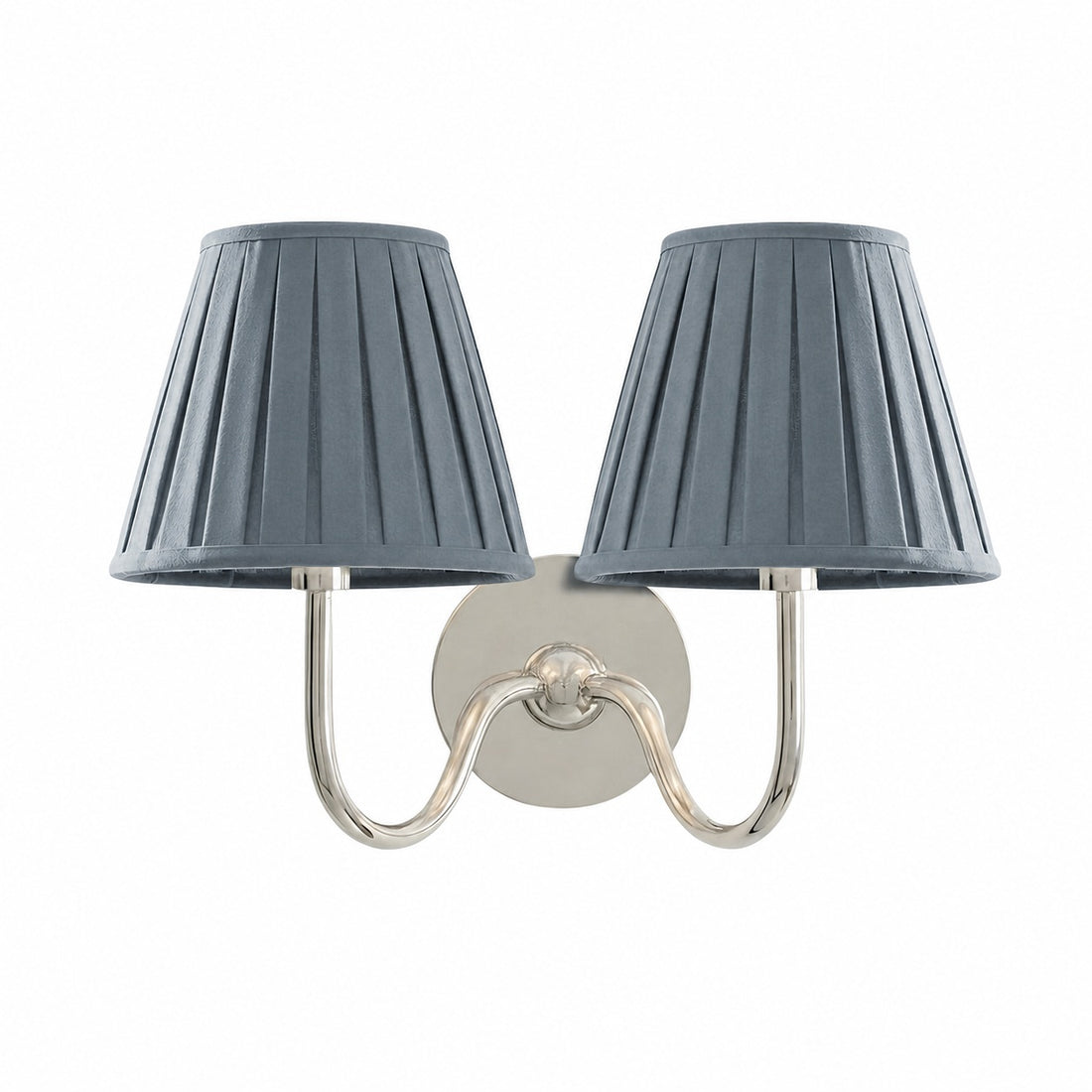 Luvora Vintage Pleated Shade Wall Lamp - Modern Brass Linen Wall Lighting