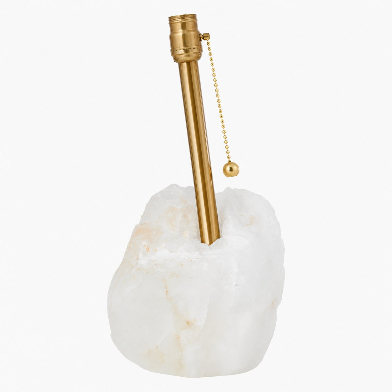 Raw Alabaster Table Lamp