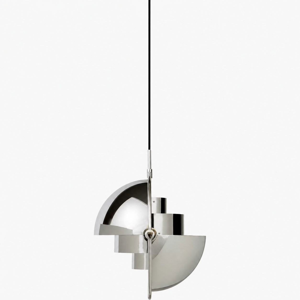Multiva Sculptural Pendant Light – Adjustable Chandelier in Danish Modern Style for Dining Areas N18