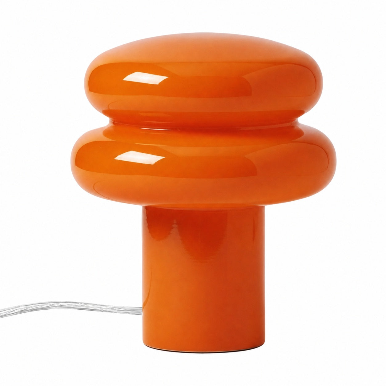 Orra Small Opal Table Lamp - Mushroom Glass Lamp for Living Room