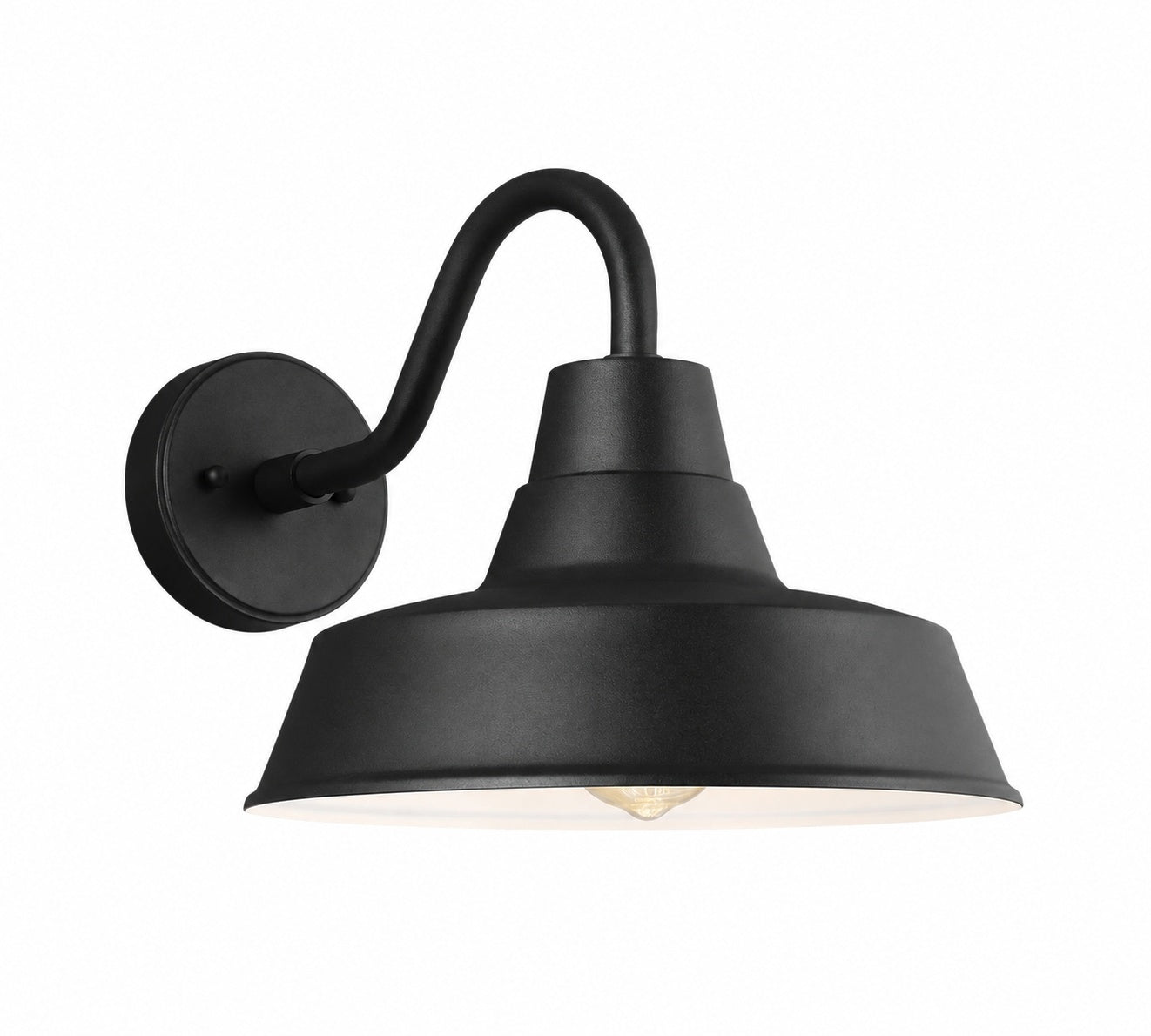 Korvi Outdoor Metal Sconce - Aluminum Pewter Wall Light