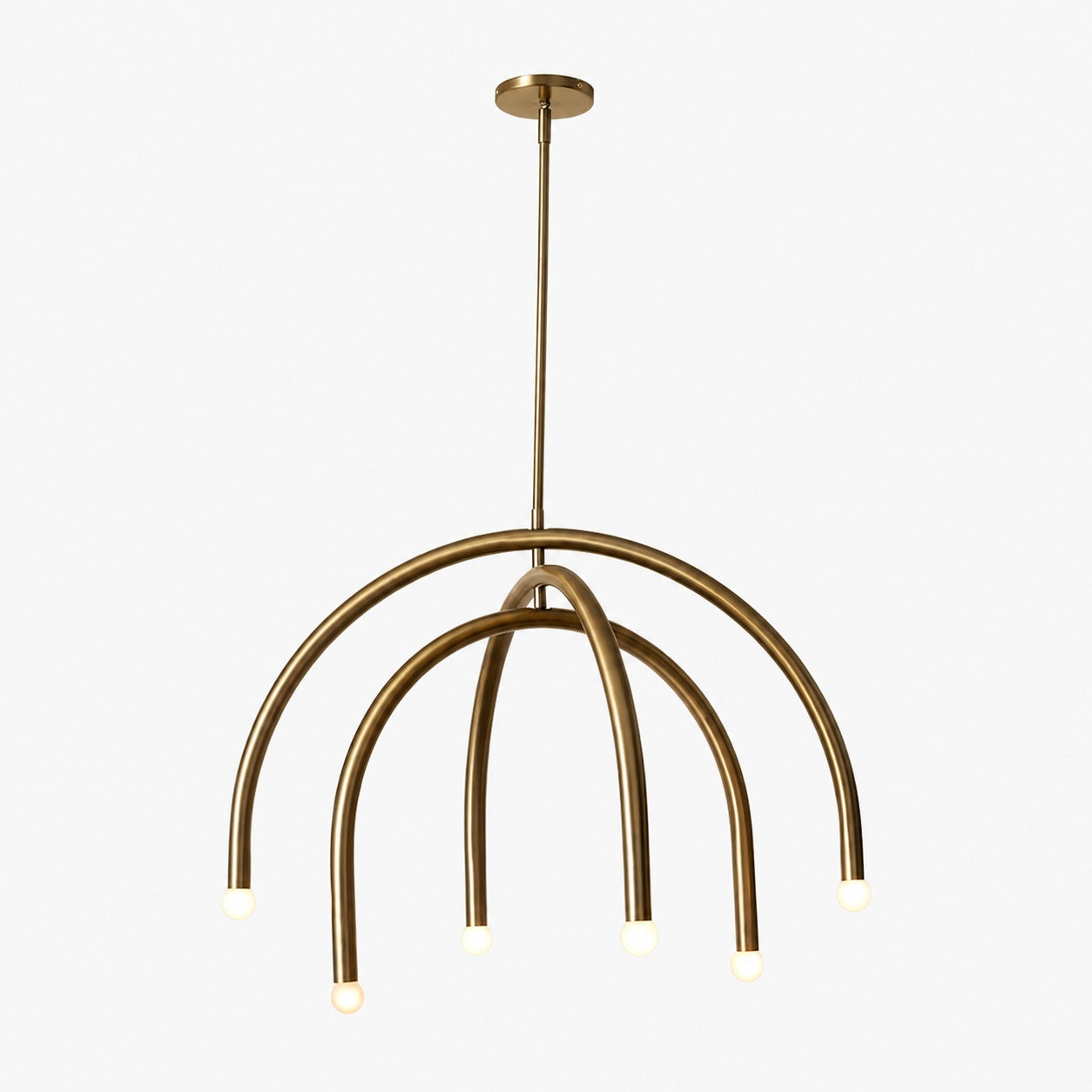 Borvia Arc Chandelier - Simple Modern Rotatable Lamp Arm