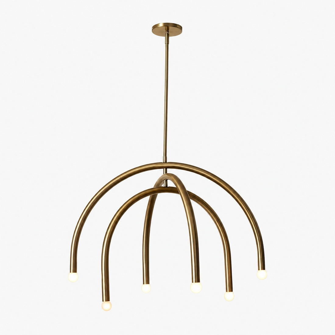 Borvia Arc Chandelier - Simple Modern Rotatable Lamp Arm