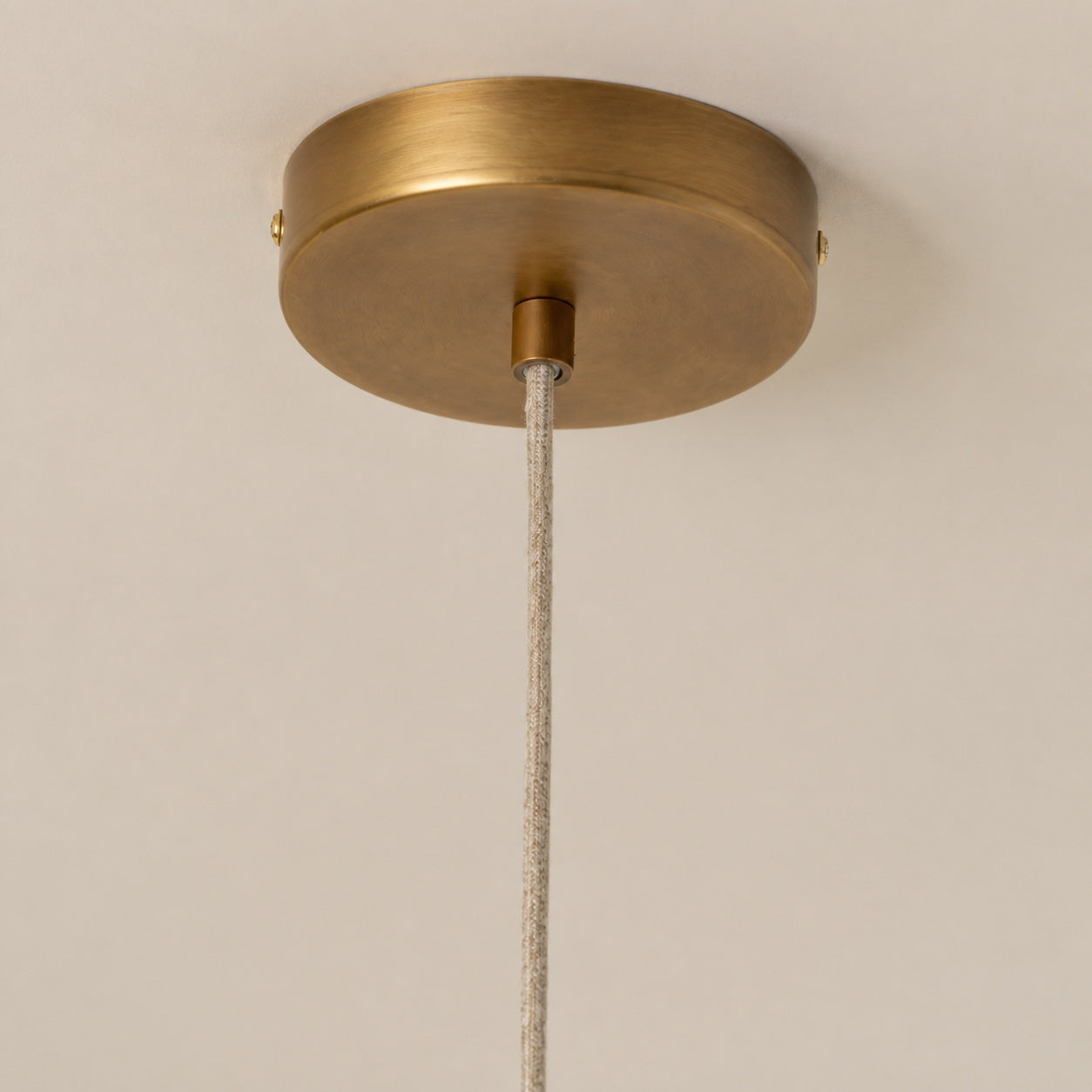 Linbron Pendant – Soft Linen Shade and Curved Frame Modern Light for Dining Room