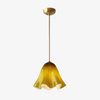 Bellina Artistic Glass Pendant Light - Modern Bloom Inspired Hanging Ceiling Lamp