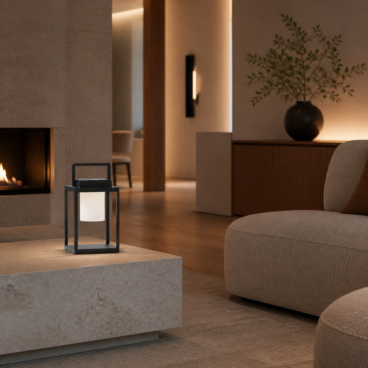 Veltor Portable Rechargeable Table Lamp – Modern Metal for Outdoor