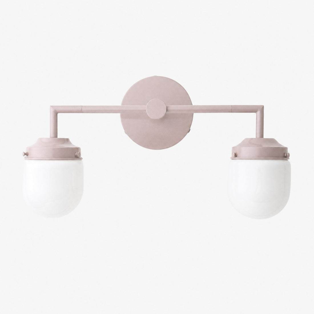 Opalume Glass Double Vanity Light - Vintage Style Bathroom Double Wall Lighting