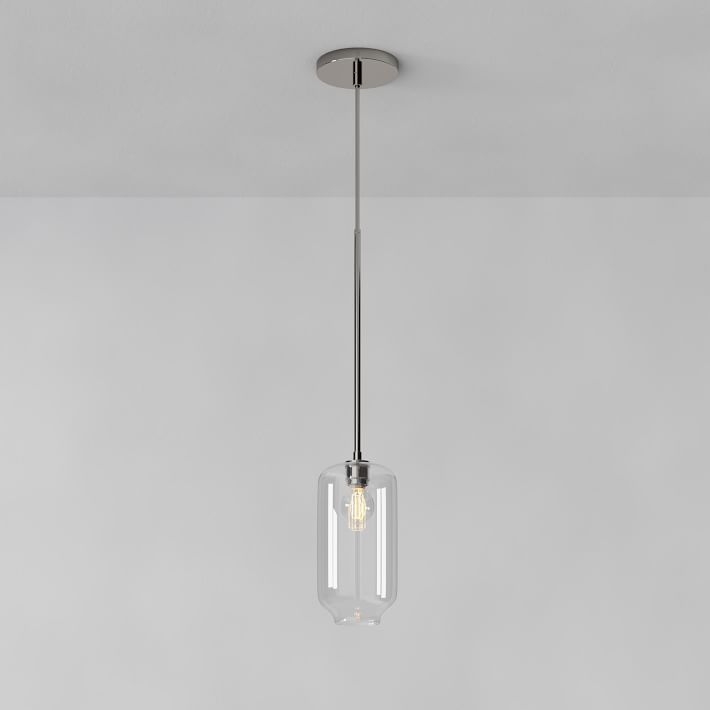Lumivelle Pebble Pendant Light - Adjustable Glass Shade - Modern Lighting