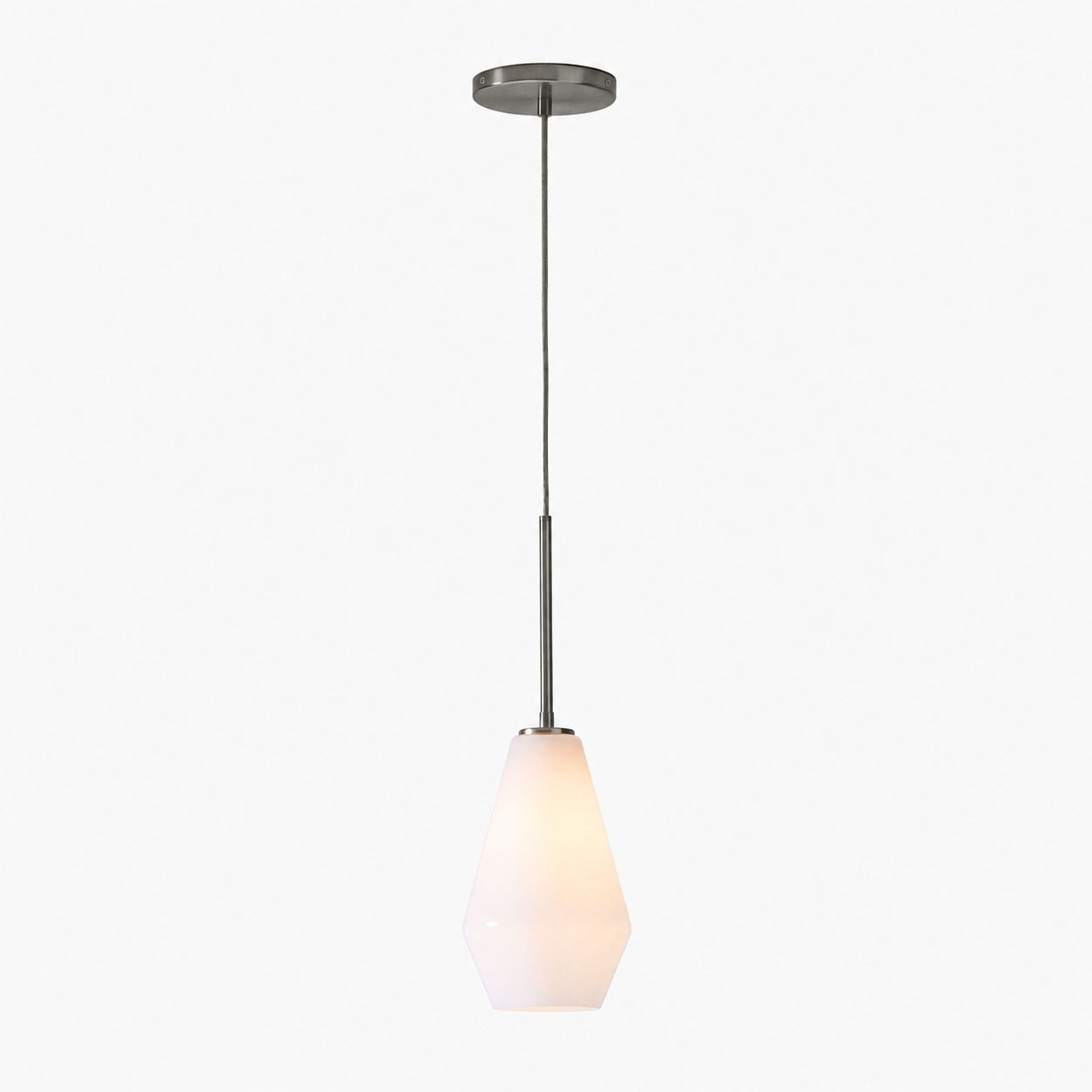 Merin Transparent Glass Sculpture Geometric Chandelier