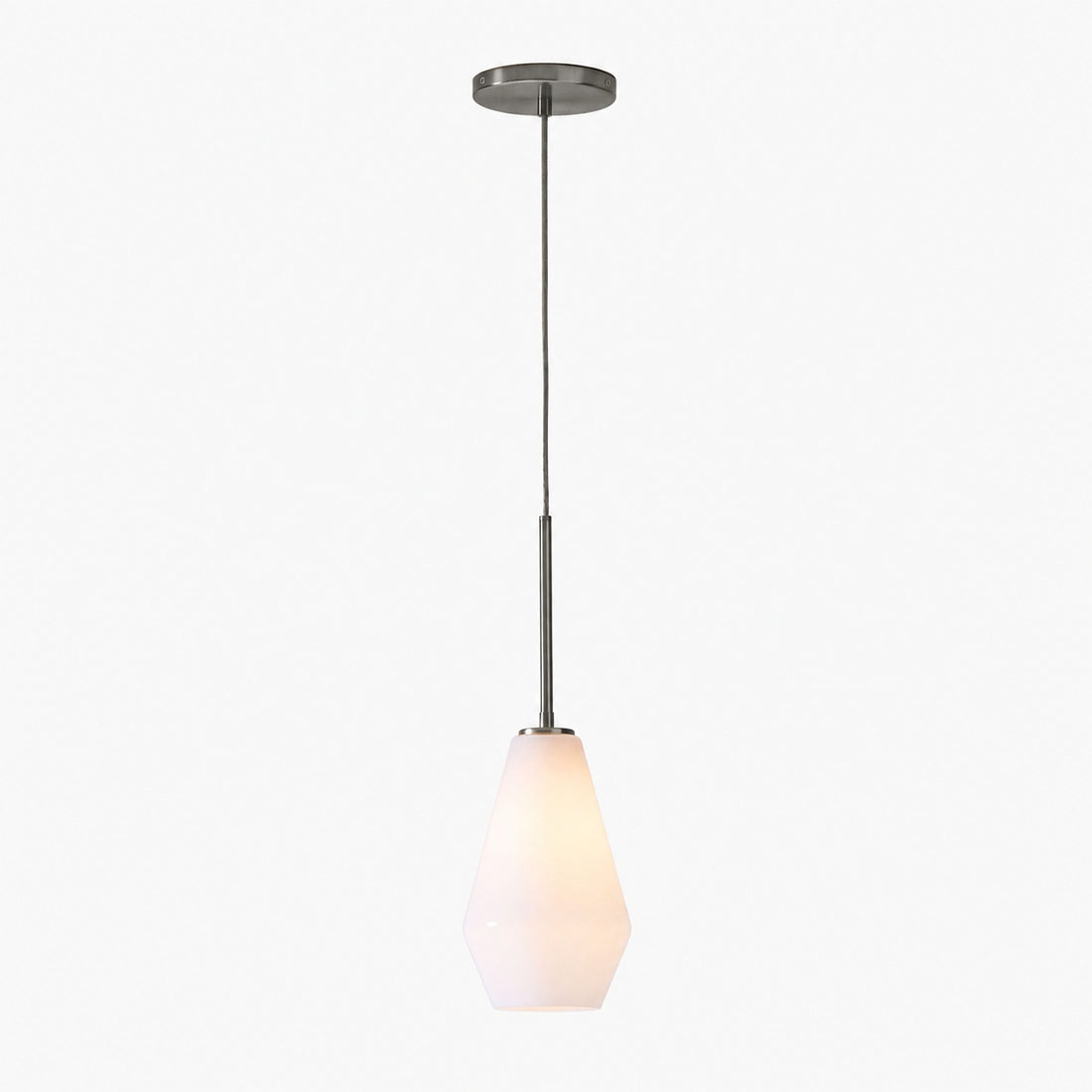 Merin Transparent Glass Sculpture Geometric Chandelier