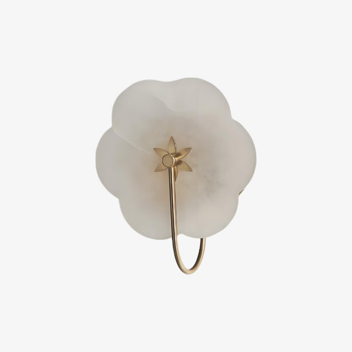 Albi Alabaster Wall Lamp - Carved floral Outlines are Suitable for Living Rooms