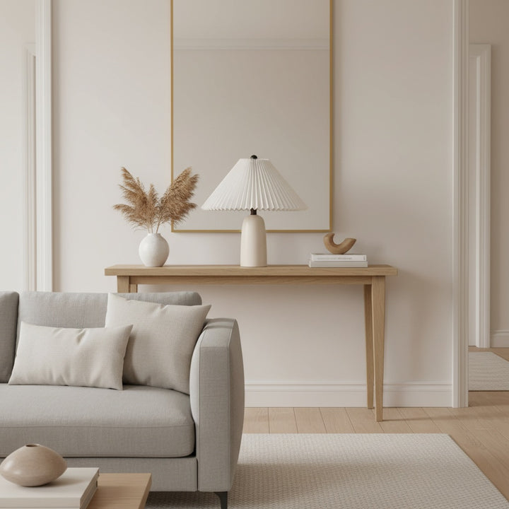 Ceruna Vintage Style Table Light - Metal Cage Shade for Study and Lounge