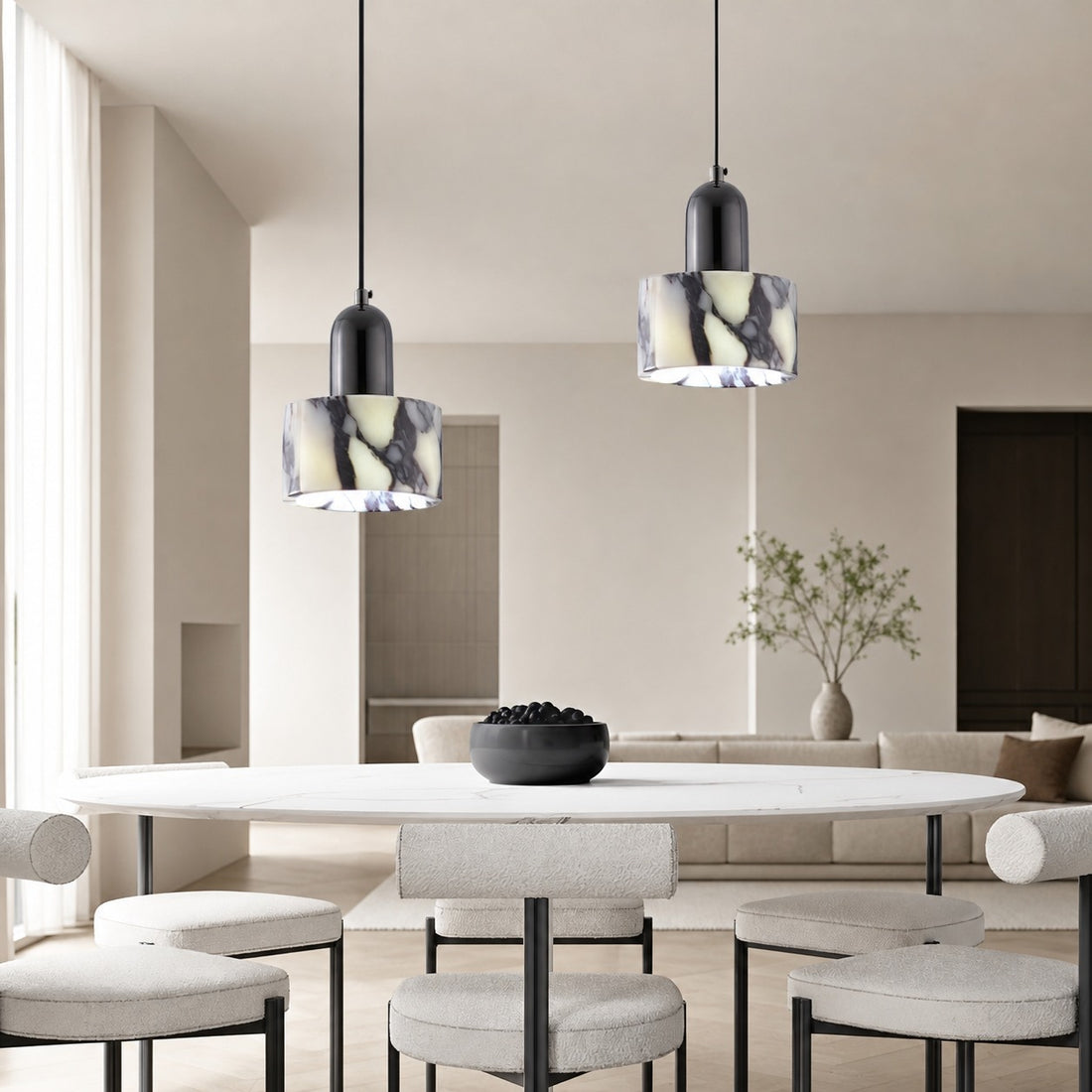 Dekum Marble Pendant Lamp