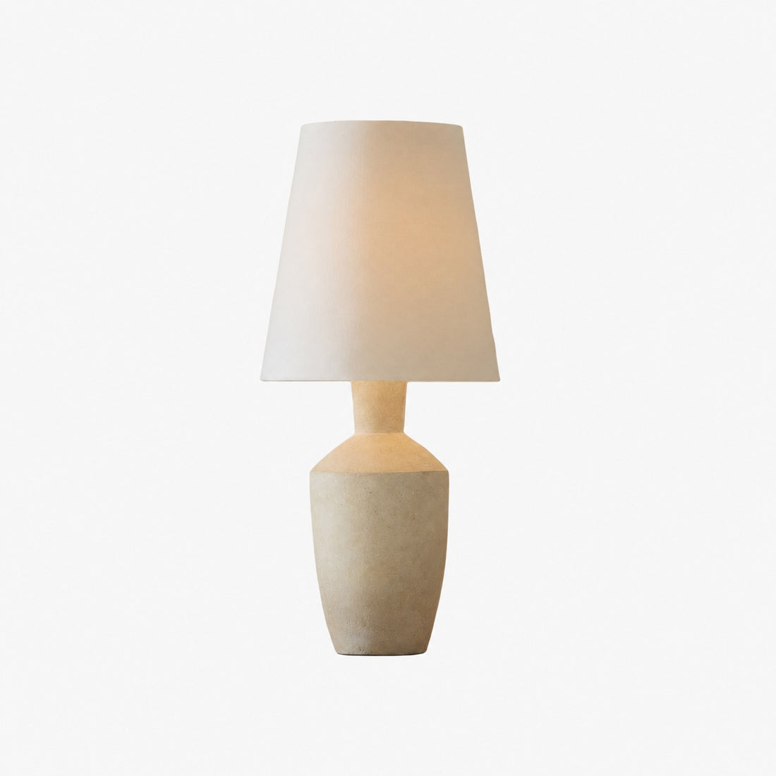 Ceruna Modern Ceramic Table Lamp – Sculptural Body Clean Finish for Entryway and Lounge
