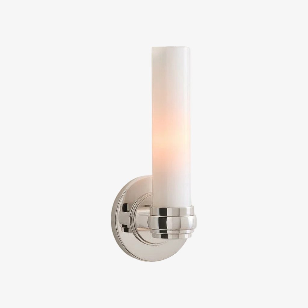 Roven Modern Wall Sconce Inspired with Glass Cylinder Shade - Versatile Accent For Living Room