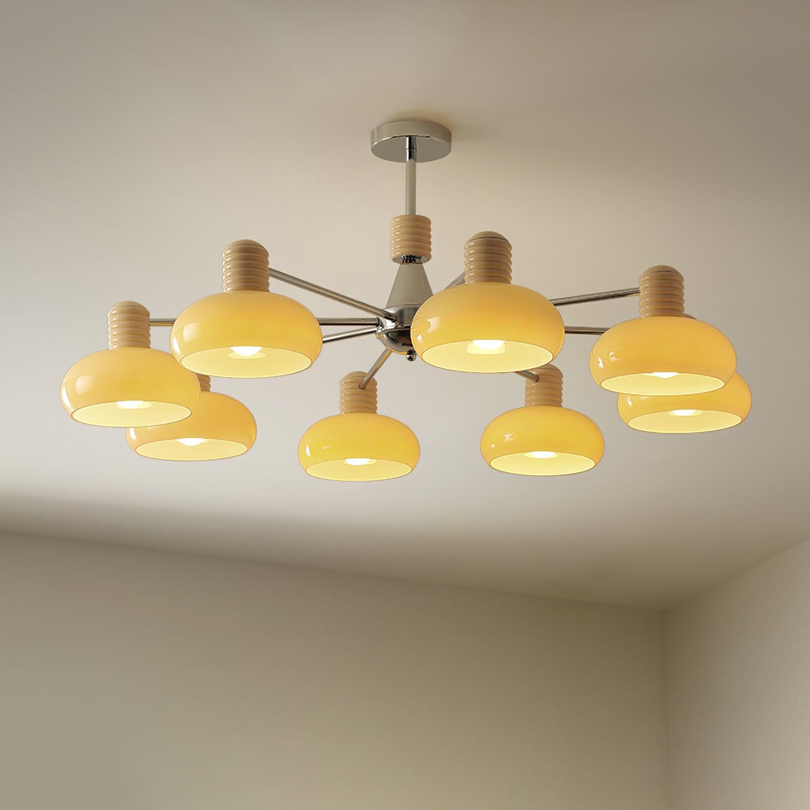 French Persimmon Chandelier