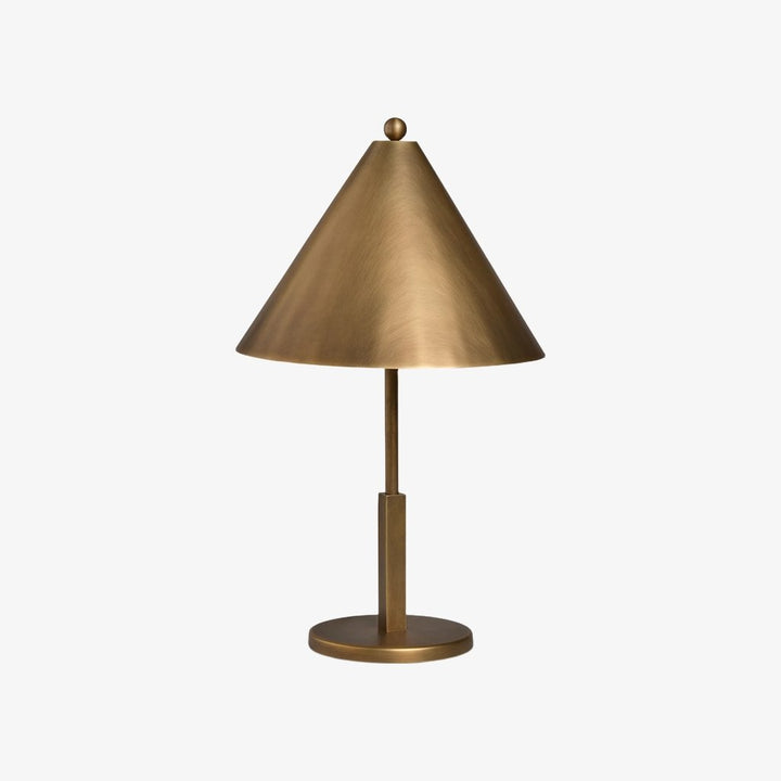 Aurecyl Table Lamp - Sleek Tapered Metal Table Lamp in Vintage-Style Finish for Living Room