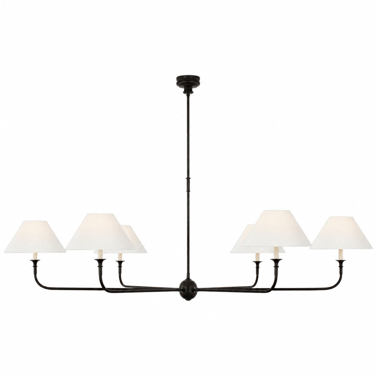Piaf Grande Modern Industrial Metal Chandelier