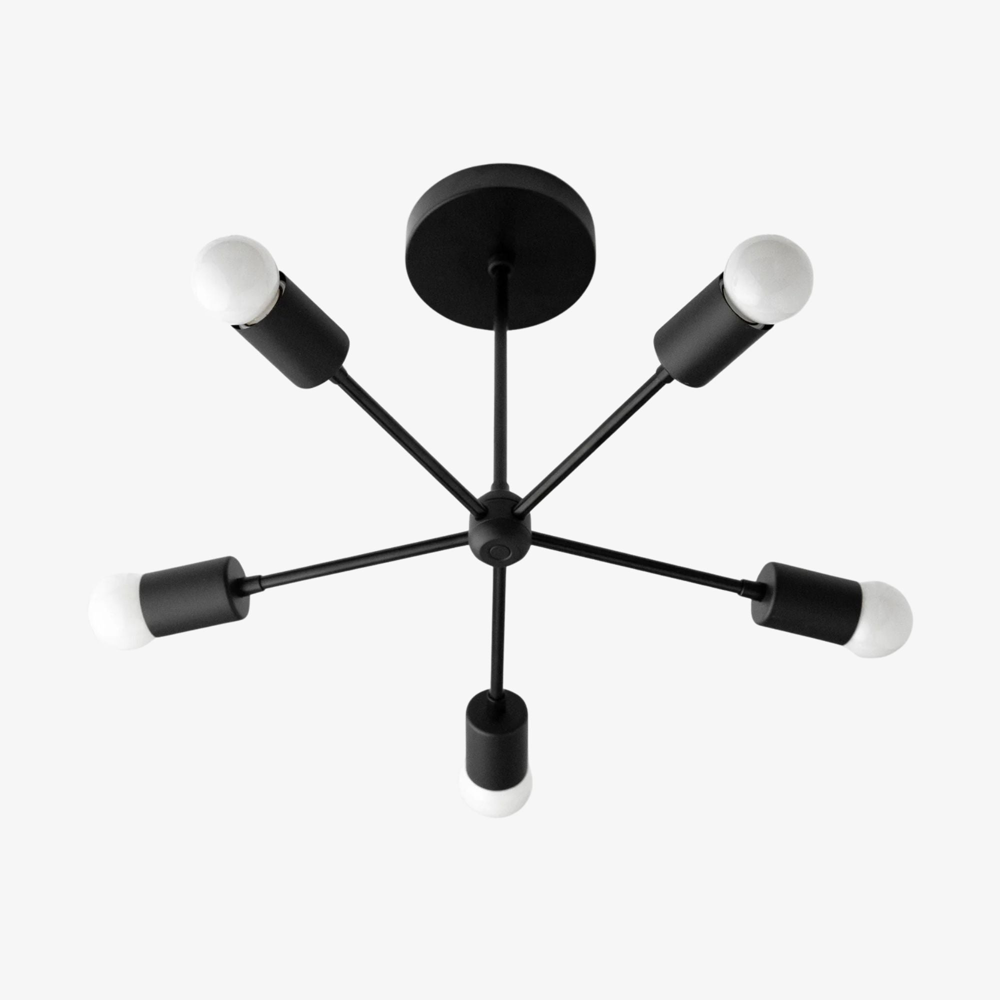Lumen Radial-Arm Geometric Lamp – Modern Ceiling Lighting for Foyer or Office