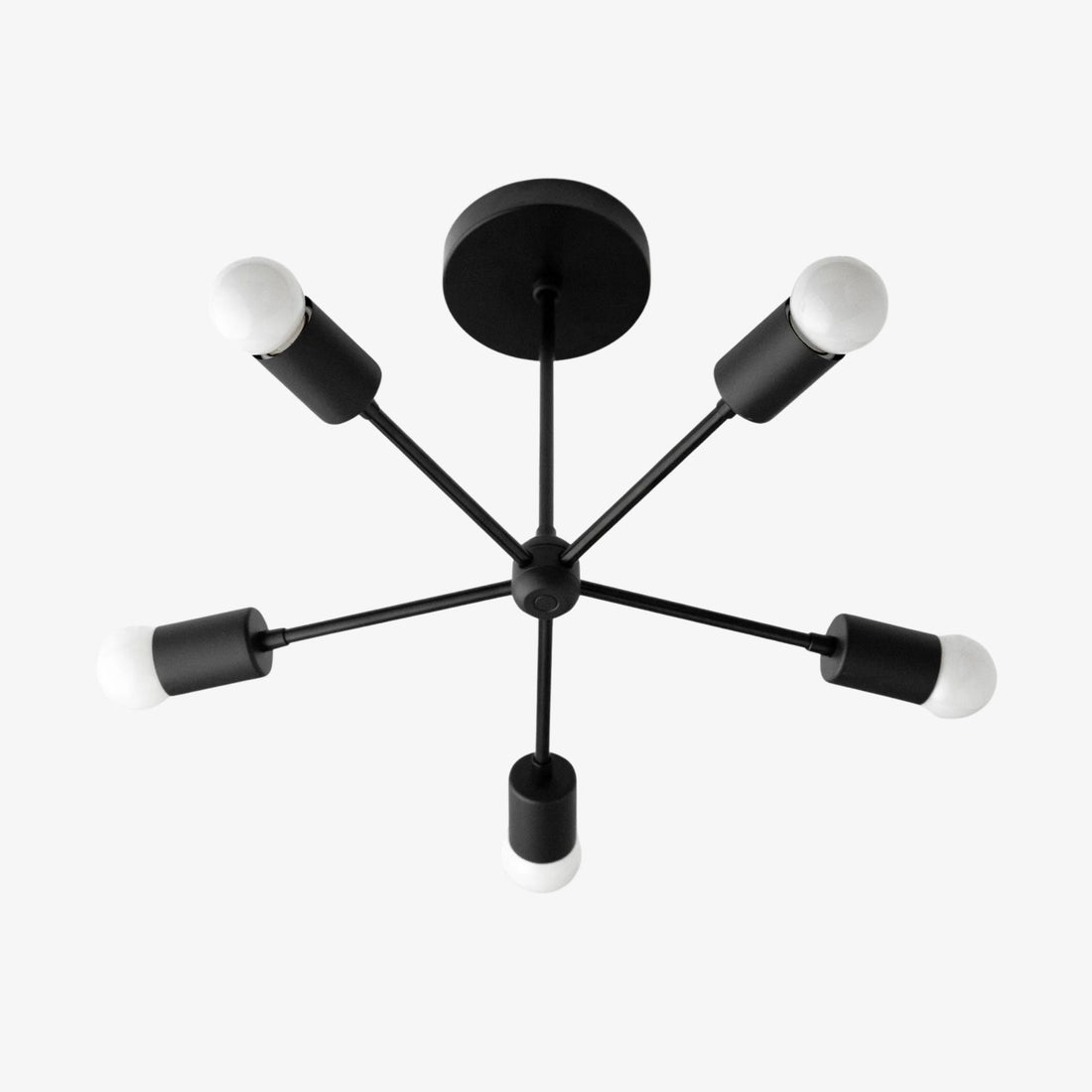 Lumen Radial-Arm Geometric Lamp – Modern Ceiling Lighting for Foyer or Office