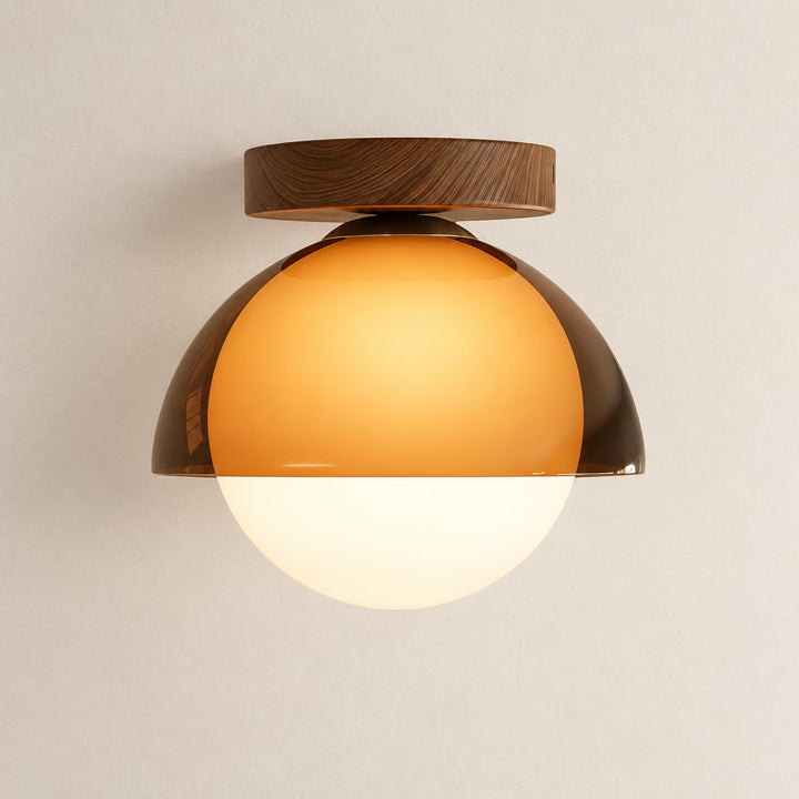 Afterglow Sunset Sculptural Glow Ceiling Lamp Modern Vintage Style for Hallway and Entryway
