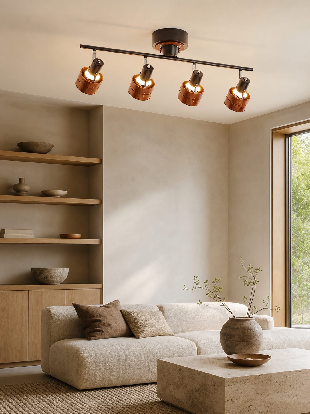 Nordic Cylindrical 4-Light Spotlight