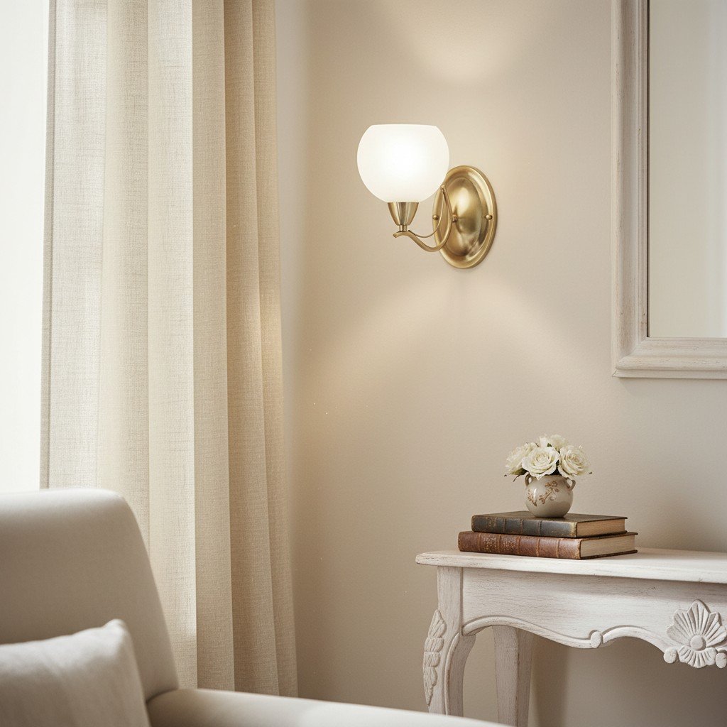 Armicora Modern Curved Wall Light – Elegant Decorative Fixture for Living Rooms & Bedrooms