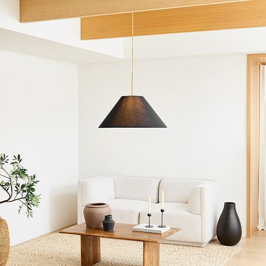 Conica Fabric Cone Pendant Light - Sculptural Modern Style for Cozy Spaces