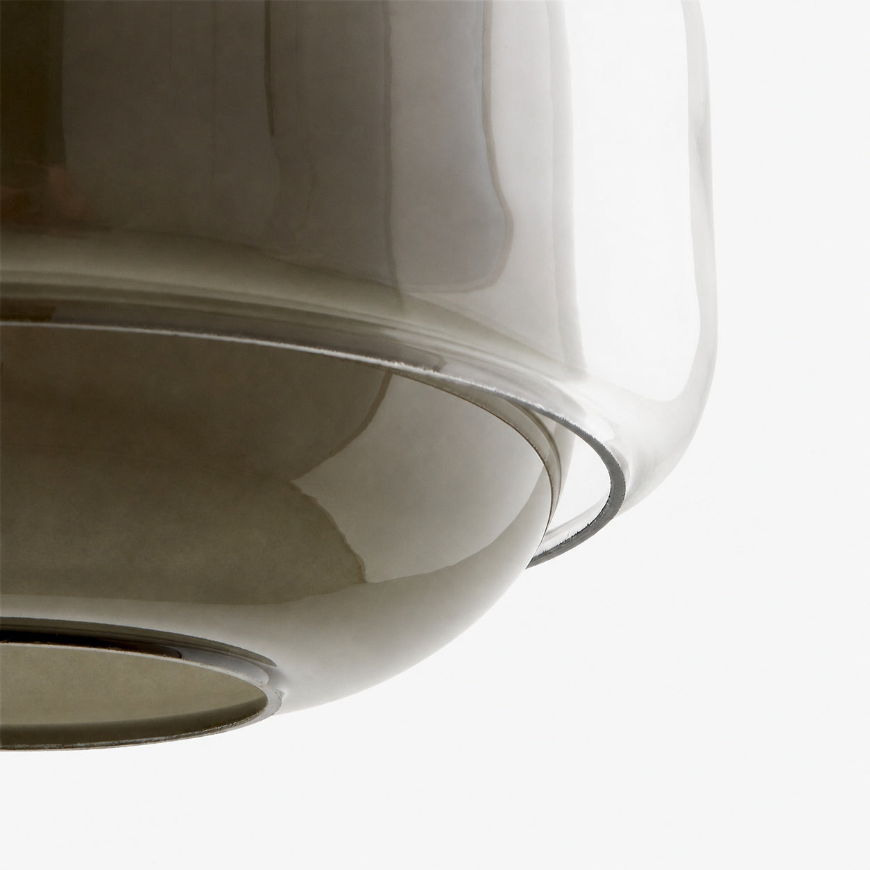 Clinco Modern Mushroom Pendant Light - Colored Glass Hanging Light