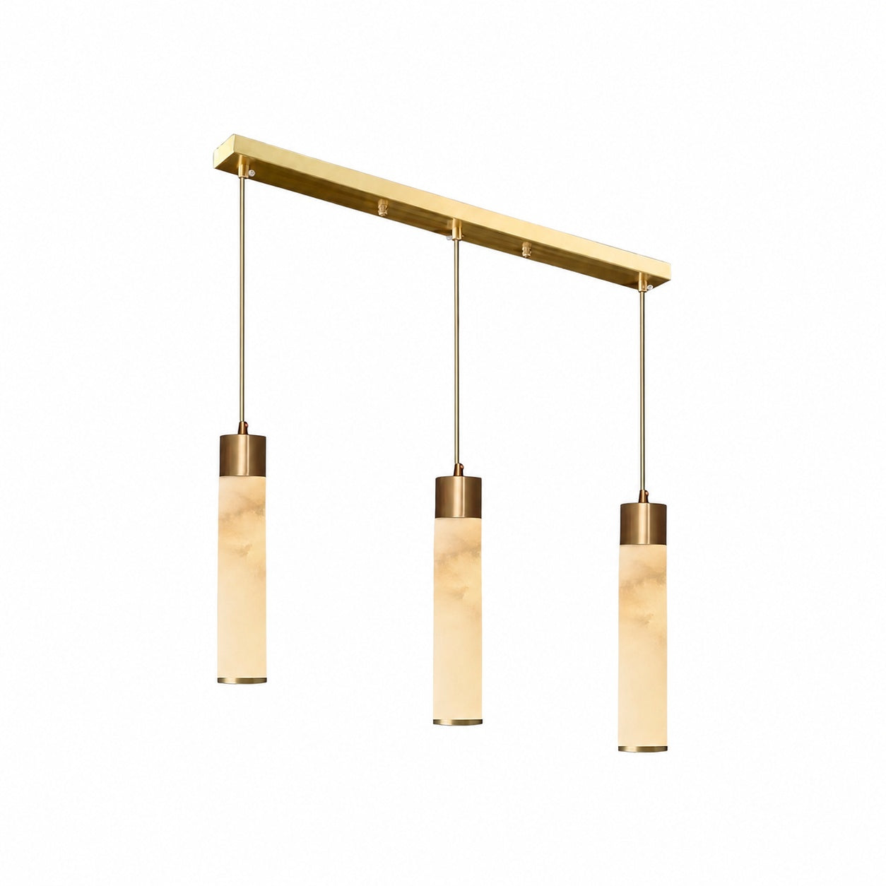 Solaryx Minimal Cylindrical Silhouette Pendant Light - Modern Style Lamp for Kitchen or Dining Room