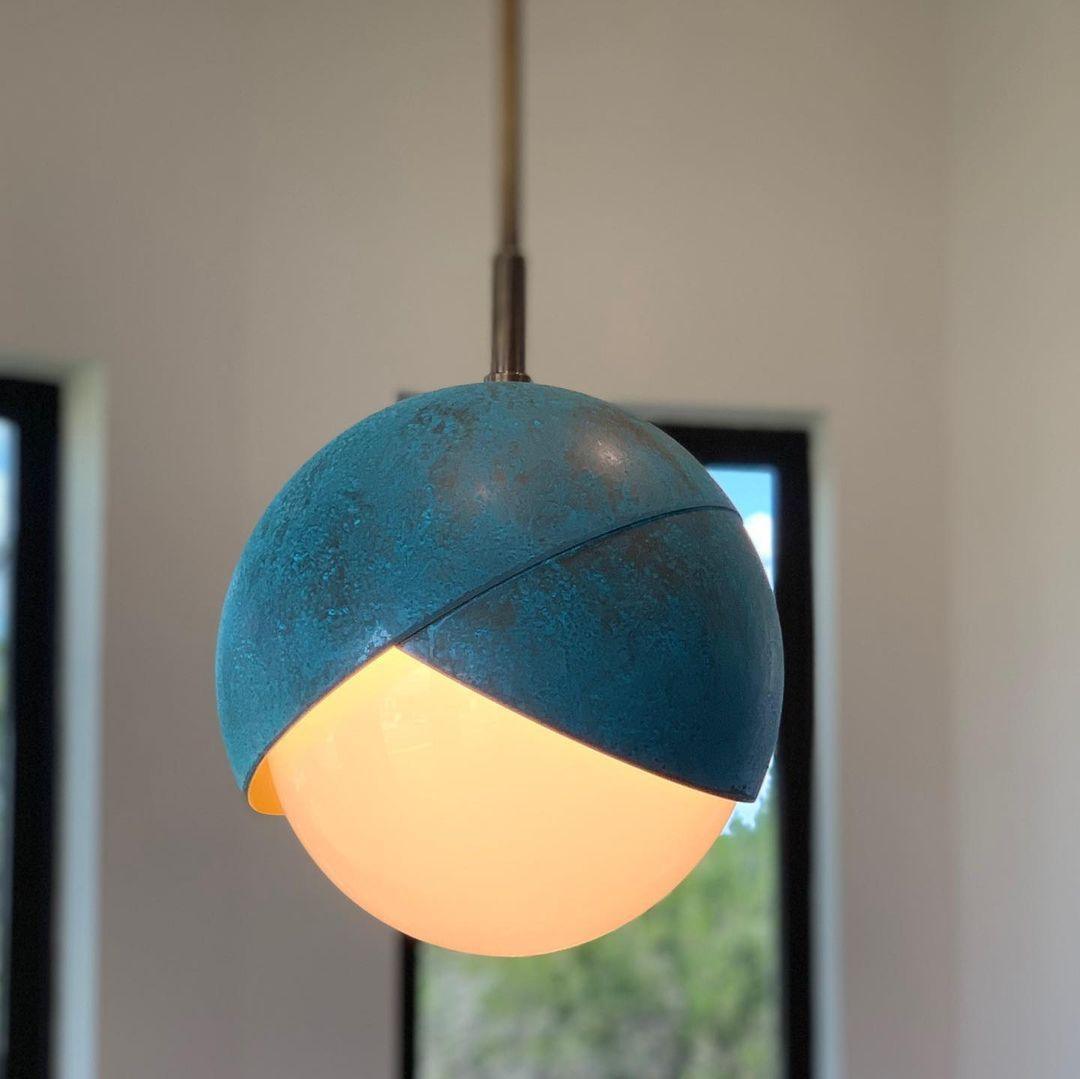 Semi Enclosed Cloisonné Pendant Lighting