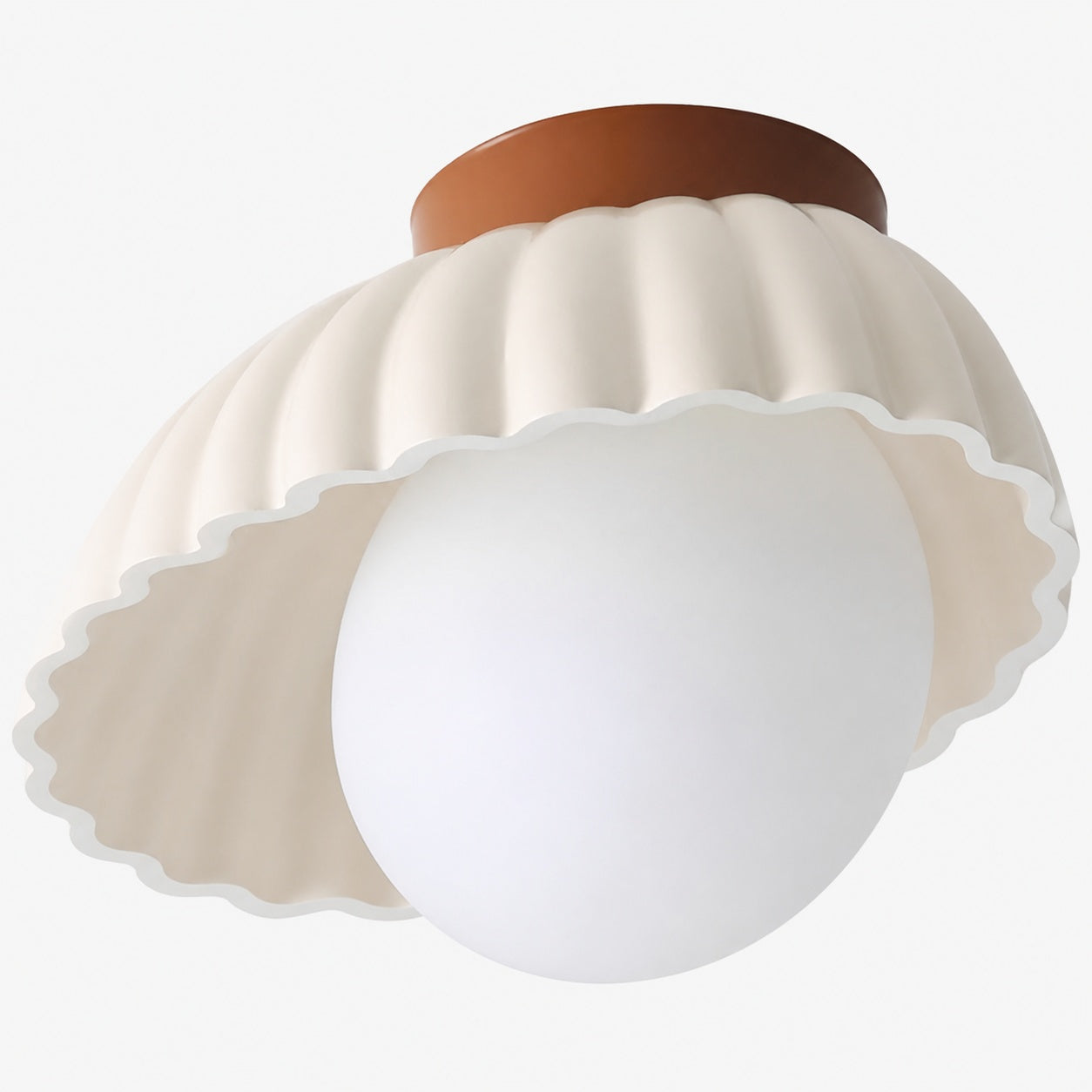 Orbion Sculptural Ring Ceiling Light – Retro Futuristic Design Decorative Ceiling Lamp U28