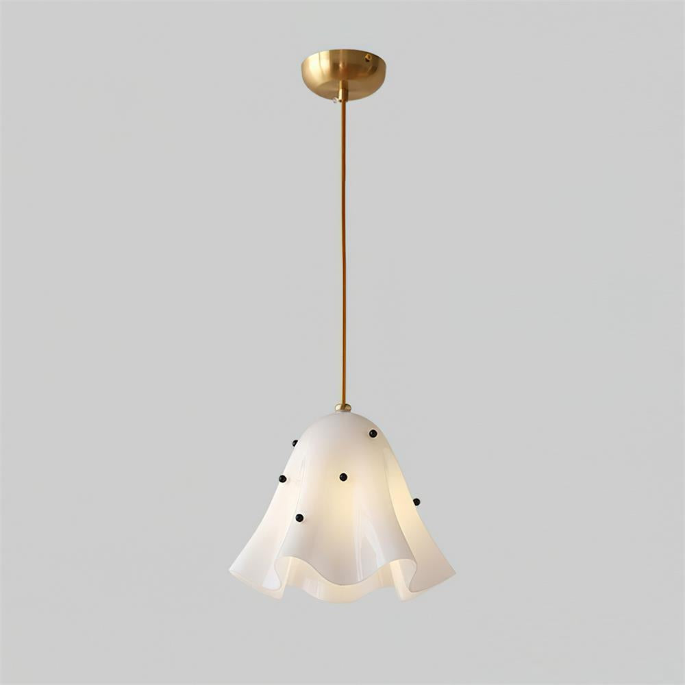 Bellina Artistic Glass Pendant Light - Modern Bloom Inspired Hanging Ceiling Lamp