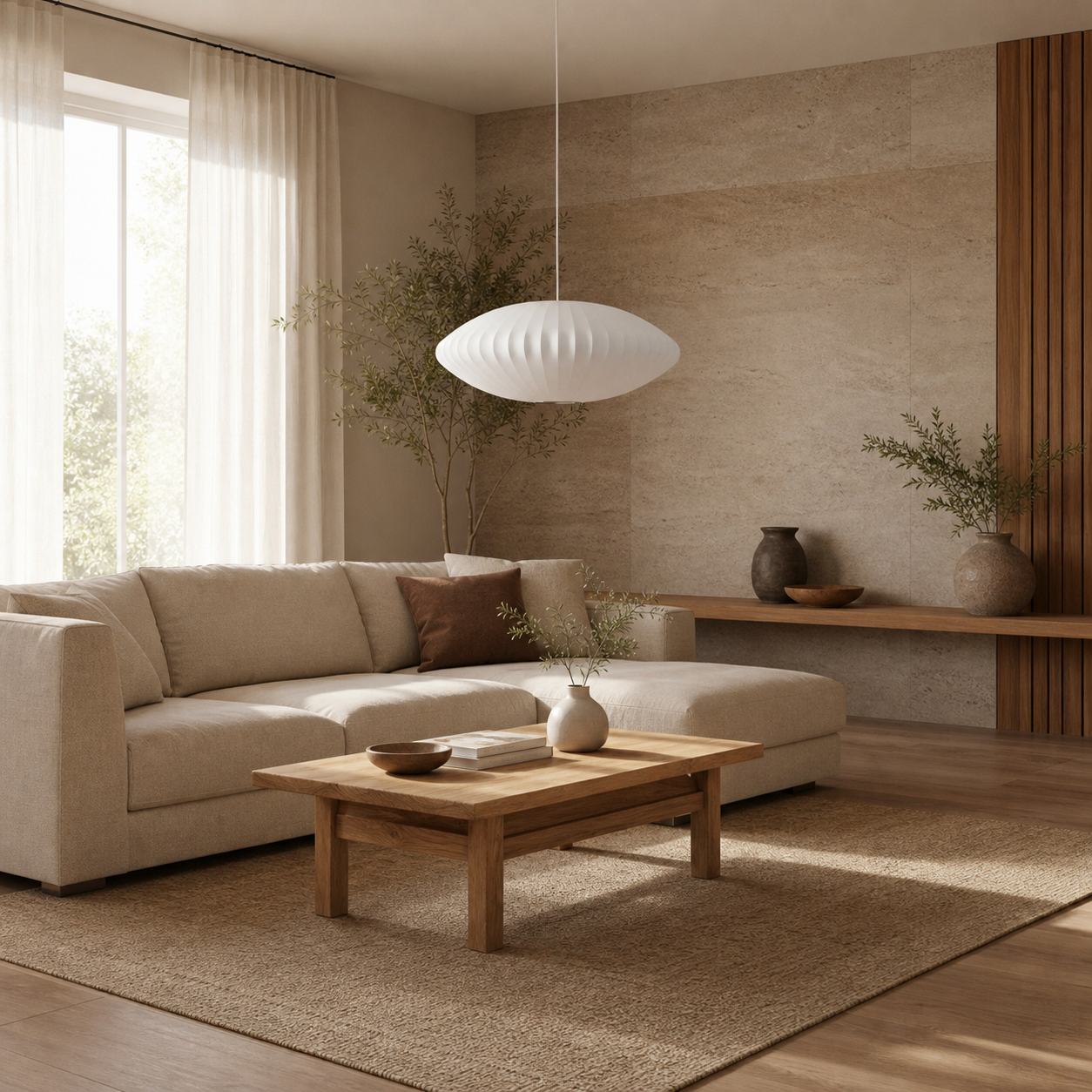 Plevara Modern Minimalist Bubble Pendant Lamp – Sleek Design for the Living Room
