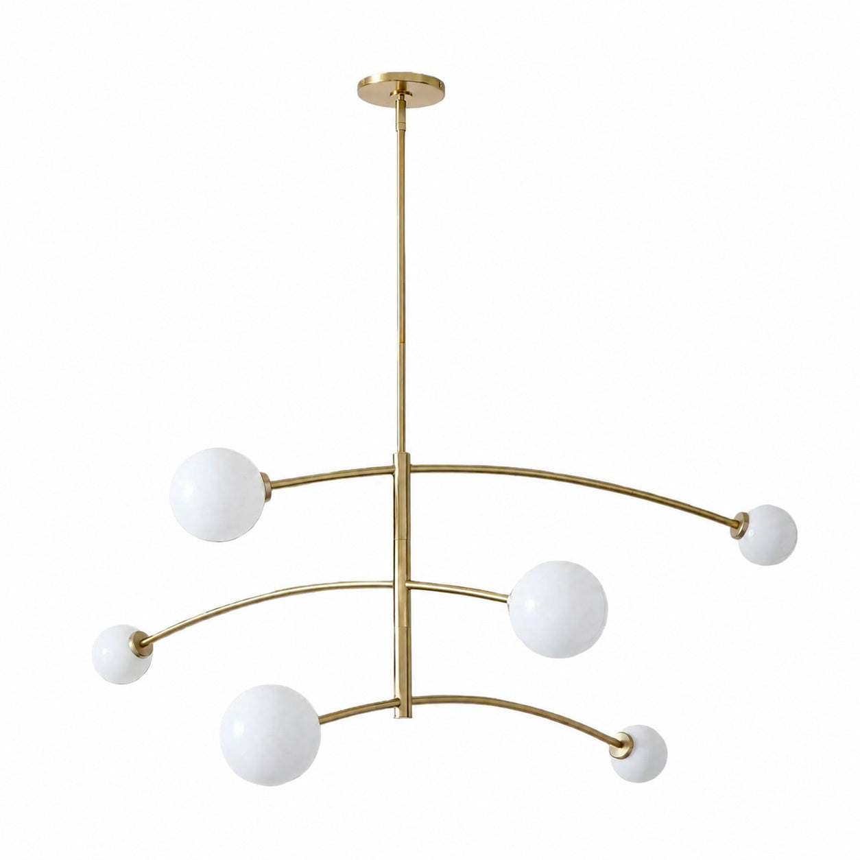 Arden Glass Pendant Chandelier – Minimalist Geometric Design for Modern Interiors