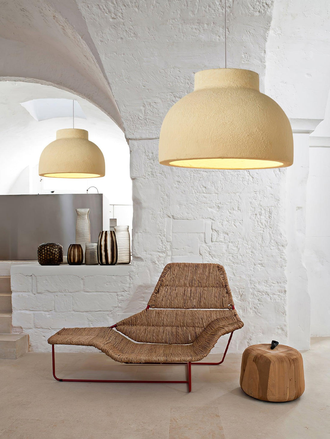 Matte Texture Wabi Sabi Pendant Light